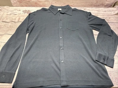 Y2K GIORGIO ARMANI Collezioni Italy Mens Dress Shirt Sz Lrg Rockabilly Rebel - Image 1 of 4