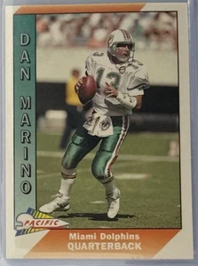 Dan Marino #269๐1991 Pacific Football NFL Base Trading Card Dolphins - Picture 1 of 2