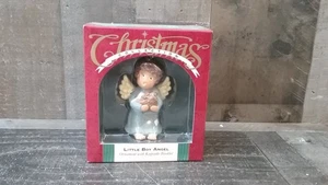 Vintage Christmas Collection Little Boy Angel Ornament & Keepsake Booklet - Picture 1 of 3