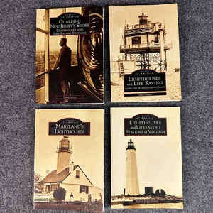 4 Lighthouse Books Images of America New Jersey Virginia Maryland Massachusetts - Picture 1 of 24