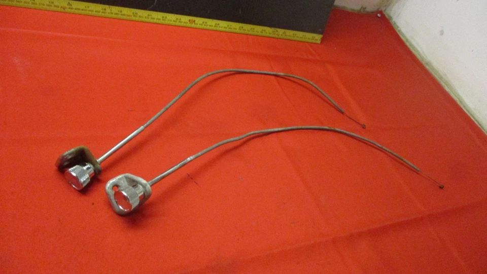 Pontiac 1965 1966 cable de ventilación de aire fresco panel de patada Catalina Parisienne Bonneville Foto 1 de 4