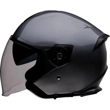 Z1R Adult Road Maxx 2.0 Helmet Open Face | S M L XL 2XL 3XL 4XL | Black Satin - Image 1 of 4