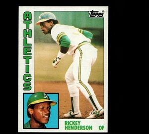 1984 Topps Rickey Henderson #230 2 - Picture 1 of 2