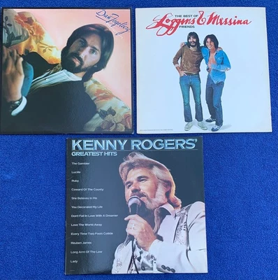 1970's Yacht Rock 3 LP Best Of LOT Vinyl LPs Near Mint!! Fogelberg, Rogers, L&M - Image 1 of 2