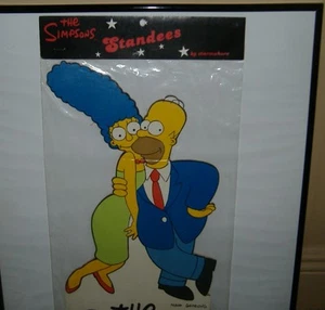 The Simpsons: Homer & Marge Standee 1990- mint in orginal Package - Picture 1 of 7