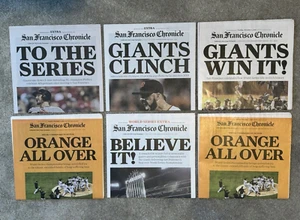 6er Set, SF Chronik Extras der SF Giants World Series Sieg 2010 - Bild 1 von 3