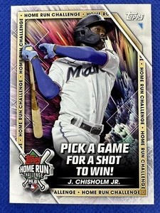 2023 #HRC-12 Jazz Chisholm Jr Topps Serie 1 Desafío de Home Run de Béisbol - Imagen 1 de 2
