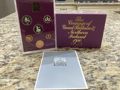 1980 Royal Mint - Coinage of Great Britain and Northern Ireland 6 Coin Proof Set - Image 1 of 4