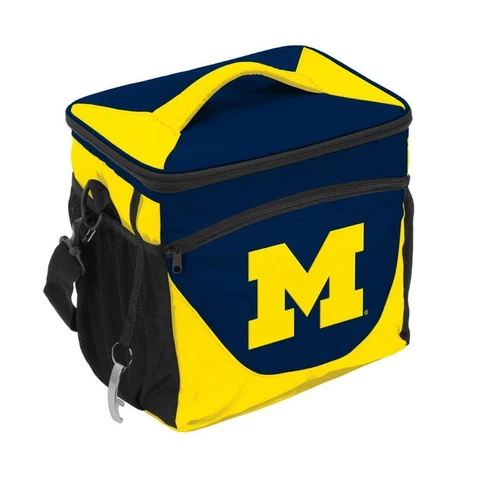 Michigan Wolverines 24 Can Cooler [NEW] Ice Cookout BBQ Drink Lunch Tailgate Cover
