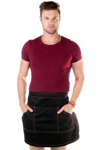 Halbschürze - doppelt genäht, viele Taschen - Koch, Kellner, Bistro, Restaurant - Bild 1 von 20