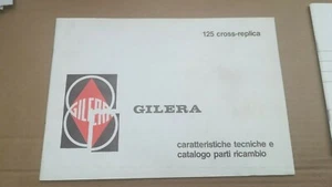 TECHNISCHES HANDBUCH UND P. RIC. GILERA 125 CROSS REPLICA - HANDBUCH UND ERSATZTEILE - Bild 1 von 3
