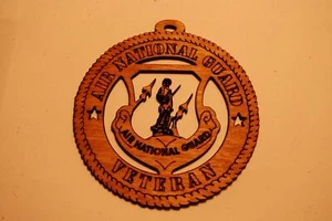 AIR NATIONAL GUARD VETERAN LASER ORNAMENT - Bild 1 von 1