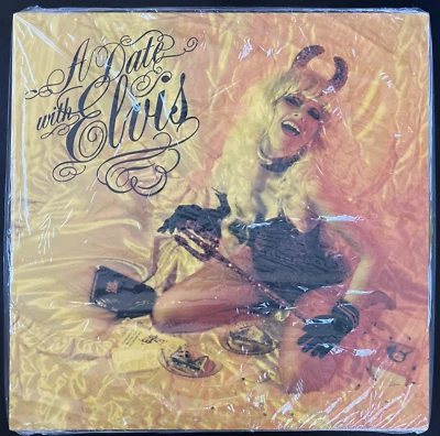 THE CRAMPS A DATE WITH ELVIS YELLOW VINYL  LP LIMITED EDITION SEALED MINT - Imagem 1 de 2