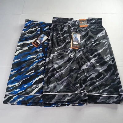 Pantalones Cortos de Gimnasio Atléticos 2 AND1 Offense Para Hombre 3XL XXXL Azul Negro Gris 8" Entrepierna Foto 1 de 4