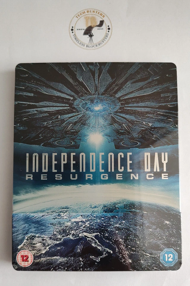 Independence Day Resurgence Steelbook Blu Ray 3d UK Edition FREEPOST