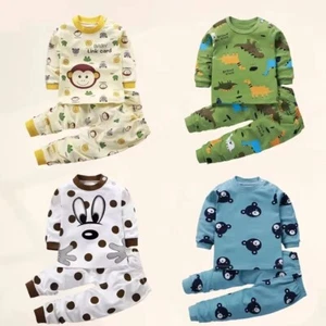 Kids Cotton Clothing Set Pajamas Winter Outfit Christmas Gift (149) - Picture 1 of 12