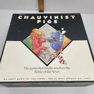 Vintage Chauvinist Pigs Game by Tiger - 1991 Edition - Complete And Unplayed - Picture 1 of 12