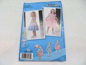 Simplicity Sewing Pattern UNCUT 2430 Toddlers/Child's Dress Size 4-8 - Picture 1 of 5