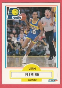 Fleer Basketball 1990 # 76 Vern Fleming -- Pacers -- Caja 737 - Imagen 1 de 1