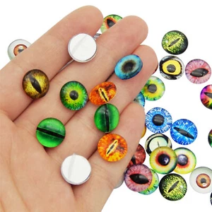 6-30mm Mix Animal Eyes Glass For Teddy Bear Toy Stuffed Doll Eyes Self-Adhesive - Picture 1 of 6