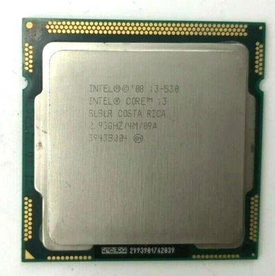 Intel Core i3-530 SLBLR - Dual Core - 2,93GH z/ 4M / 09A - Sockel LGA1156 #486 - Bild 1 von 2
