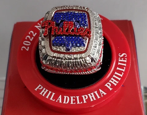 Phillies BRYCE HARPER 2022 NL Champions Replica Ring 7/15/23 Cover