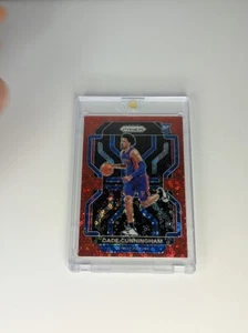 2021-22 Panini Red Fast Break Prizm #282 Cade Cunningham Pistons RC Rookie /100 - Picture 1 of 2