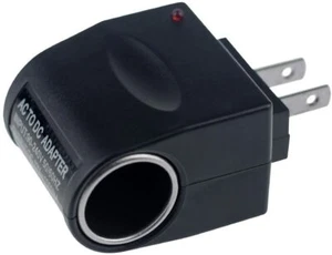 AC Wall Outlet To 12V DC Cigarette Lighter Car Socket Adapter cell phone charger - Picture 1 of 7