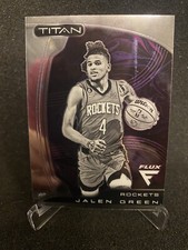 2022-23 Panini Flux Prizm Jalen Green Titan #82 Houston Rockets