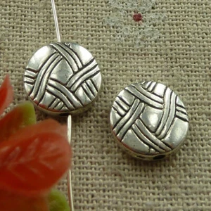 Envío gratuito 70 piezas plata tibetana bonitas cuentas espaciadoras 12 mm L-2647 - Imagen 1 de 4