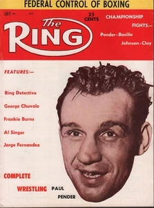 Cassius Clay Muhammad Ali Paul Pender L'anello luglio 1963 050918DBX - Foto 1 di 1
