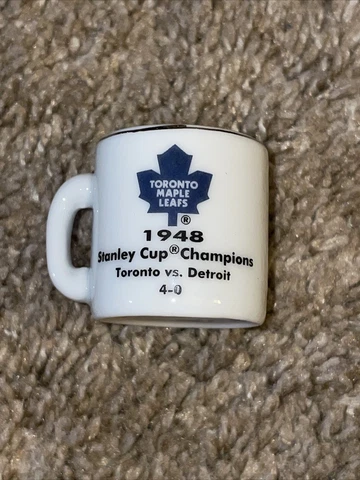 NHL MINI CERAMIC STANLEY CUP CHAMPIONS Toronto maple Leafs 1948 Cover