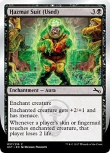 Hazmat Suit (Used) ~ Lightly Played Unstable MTG Magic UltimateMTG Black Card - Image 1 of 1