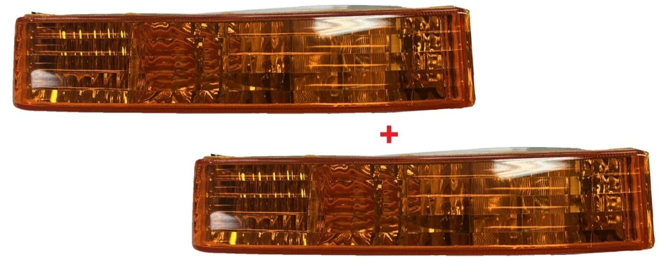 New Parking Light Set (LH&RH) Amber for 1992-1993 Honda Prelude Inner - Image 1 of 1