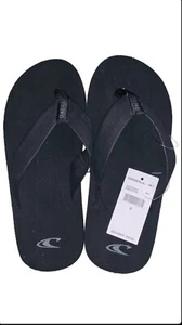 O'Neill Surf Co. Expedition Black Sandals Flip Flops Men's Size 8 NEW - Picture 1 of 5