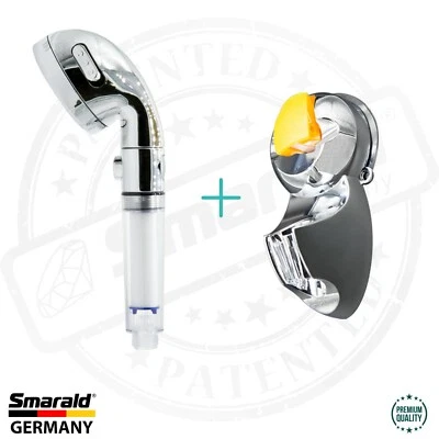 Duschkopf Handbrause Set Duschkopfhalter mit Saugnapf für Dusche Bad Spa Sauna - Bild 1 von 4