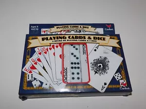 Classic Playing Cards & Dice Set 2 Decks Complete and 5 Dice by Cardinal - Picture 1 of 2
