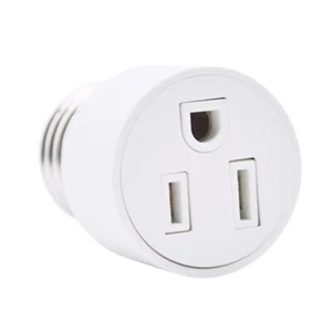 1Pcs Light Socket To Plug Adapter Outlet Plug Converter-E26 Bulb Socket Adapter - Picture 1 of 24