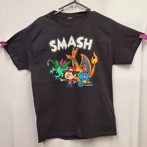 Pokemon Terminal Montage Ash, Squirtle, Ivysaur & Charizard Smash Shirt Größe S/M - Bild 1 von 13