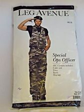 Size XL Men's Camo Special Ops Officer Cosplay Halloween Sexy Costume Party 