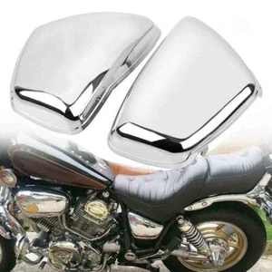 LH+RH Batterieabdeckung Seitendeckel Set Für Yamaha XV 700 750 1000 1100 Virago - Picture 1 of 10