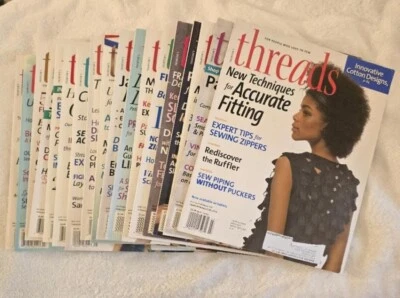 THREADS Sewing Magazines - Individual Issues between 2015-2018 U-Pick - Image 1 of 4