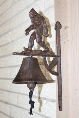 STONELEDGE INVESTMENTS 1 WALL MOUNTED BIG FOOT BELL,ALL OCCASION GIFTS,COUNTRY DECOR,SASQUATCH B-97