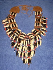 Antique VTG Native American Indian Necklace Hand Made - Picture 1 of 2