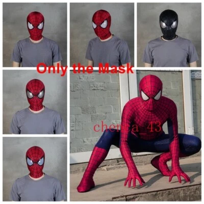 The Amazing Spiderman 2 Spider-man Mask Faceshell Special Eyes Cosplay Prop Gift - Image 1 of 4