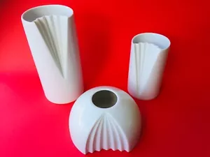 🔴 3 bellissimi vasi in porcellana Rosenthal design Ambrogio Pozzi vintage - Bild 1 von 6