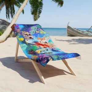 The Little Mermaid Beach Towel - Picture 1 of 3