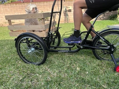 NEW 20'' Pet Dog Cart Tricycle Shopping Three Wheel Tricycle with cargo basket. - Image 1 of 4