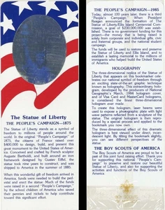 La Statua della Libertà - Ologramma - 1985 datato Americana - Varie - Foto 1 di 1