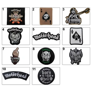 Motörhead Aufnäher, Motörhead Bügelbild Stickflicken, Lemmy Patches - Bild 1 von 23